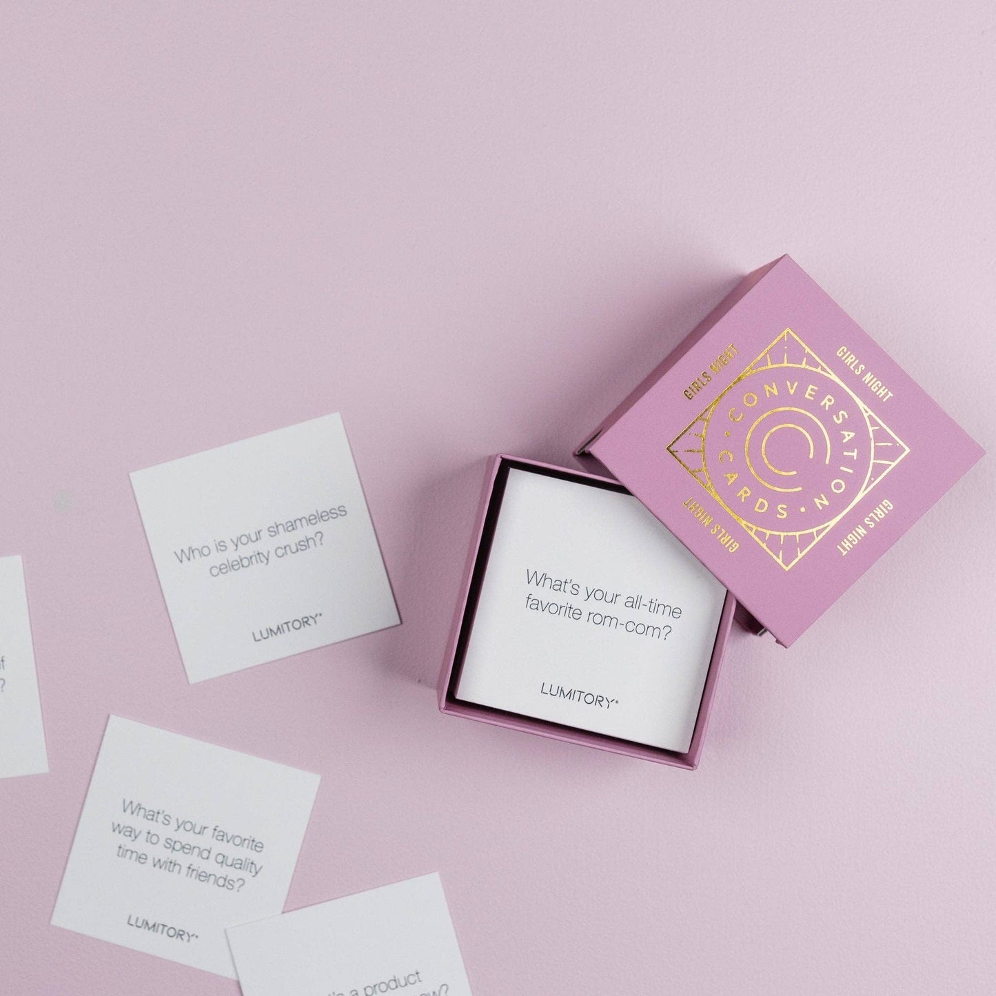 Girls Night Conversation Cards by Lumitory