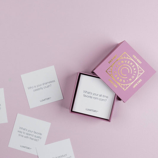 Girls Night Conversation Cards by Lumitory