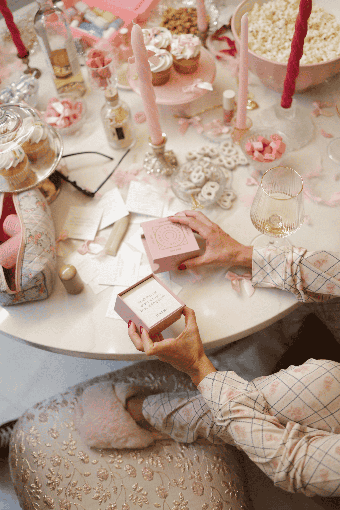 Girls Night Conversation Cards by Lumitory