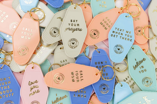 Reminders From Mom Keychain - Love You More