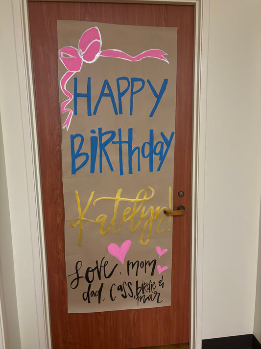 Door And Wall Banners for Celebration Decor (Waco Only)